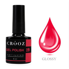 Гель-лак Crooz Color №19 малиновий, 8 мл
