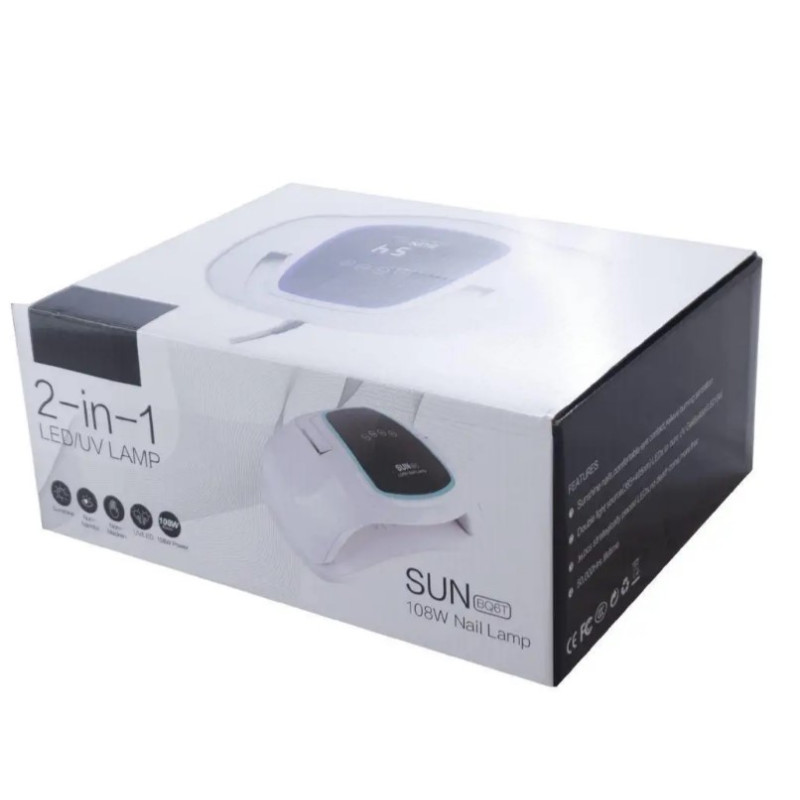 UV/LED лампа Sun BQ6-T (108 Вт)  Професійна на дві руки (Зелений)