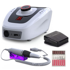 Професійний фрезер Nail Drill 508, 65 Вт / 35 000 об/хв, чорний апарат для обробки натуральних і штучних нігтів