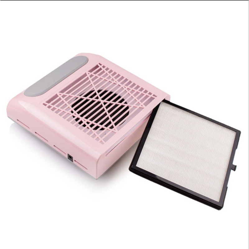 Професійна витяжка BQ-858-8, 80 Вт — для манікюру та педикюру зі змінним НЕРА-фільтром