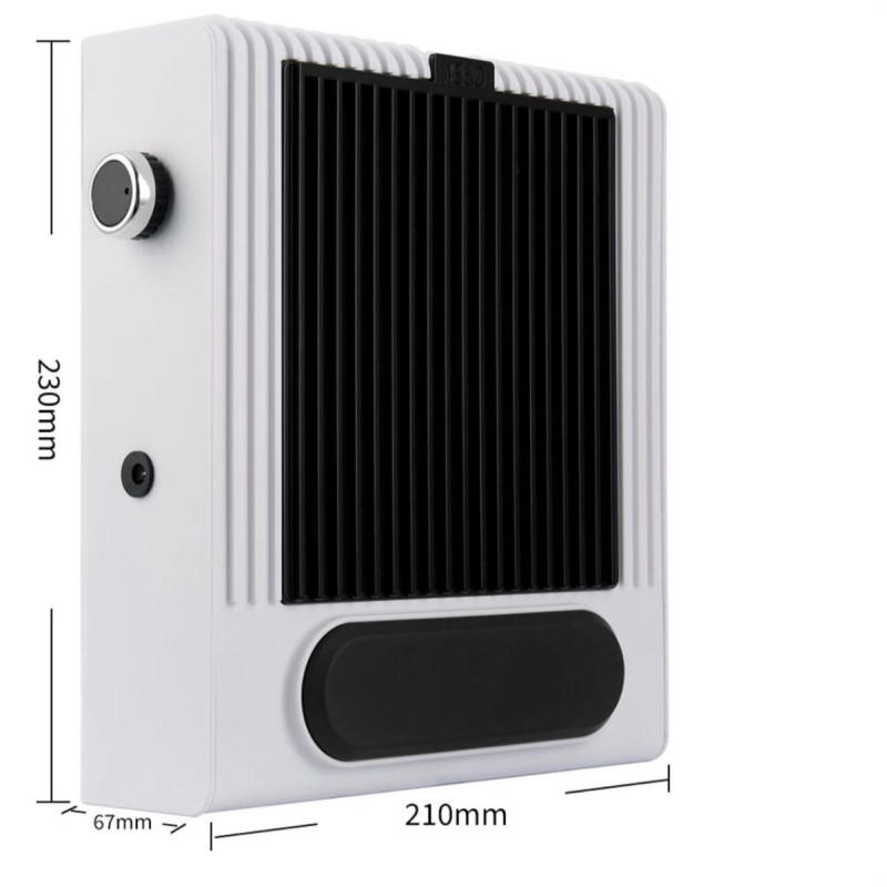 Професійна витяжка BQ-858-1, 80 Вт — апарат для манікюру та педикюру з НЕРА-фільтром