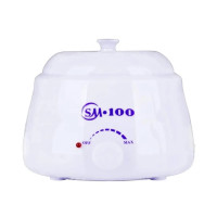 Апарат для депіляції воском SM-100, баночний, 500 мл, білий корпус, з регуляцією температури