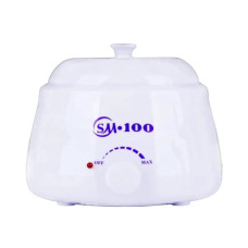 Апарат для депіляції воском SM-100, баночний, 500 мл, білий корпус, з регуляцією температури