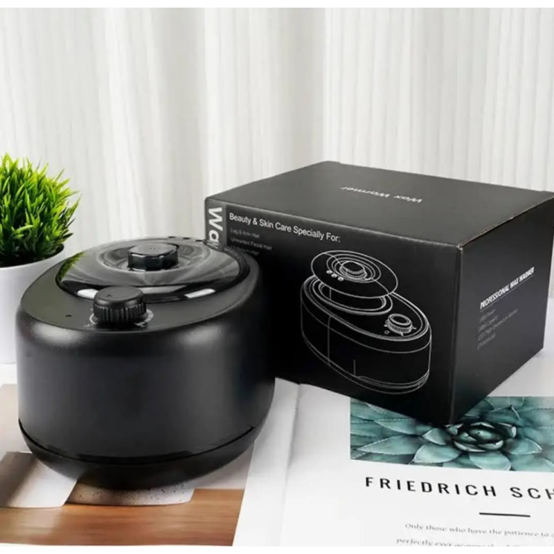 Апарат для депіляції YSM-5005A, баночний, 200 мл, чорний корпус, керамічна чаша, 100 Вт