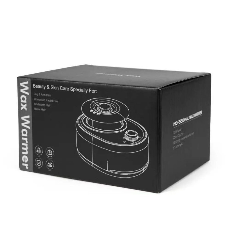 Апарат для депіляції YSM-5005A, баночний, 200 мл, чорний корпус, керамічна чаша, 100 Вт