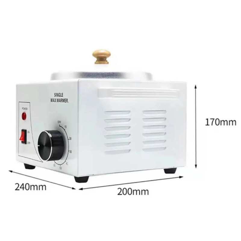 Одинарний баночний воскоплав SM-186, 400 мл / 100 Вт — апарат для депіляції