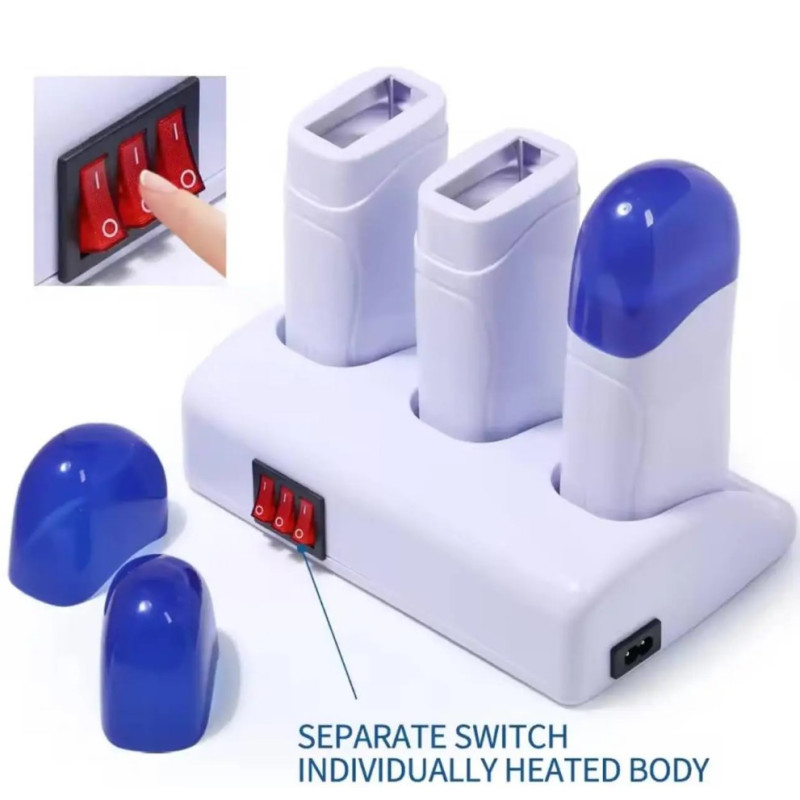 Потрійний касетний воскоплав SM-67 ∣ Професійна база на 3 картриджа