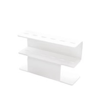 Акрилова підставка-органайзер для 6 пінцетів (біла)