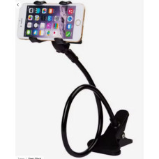 Універсальний гнучкий тримач для смартфона на прищіпці (чорний)