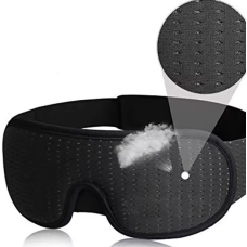 Маска для сну 3D ергономічна, світлонепроникна, м’яка пов’язка на очі