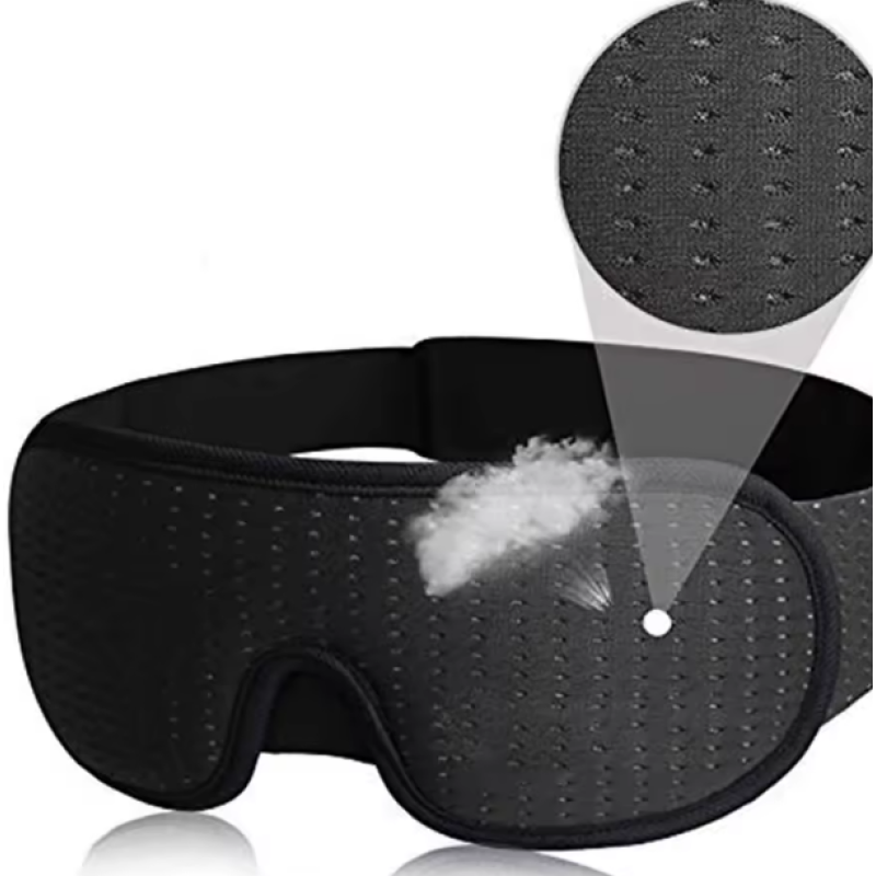 Маска для сну 3D ергономічна, світлонепроникна, м’яка пов’язка на очі