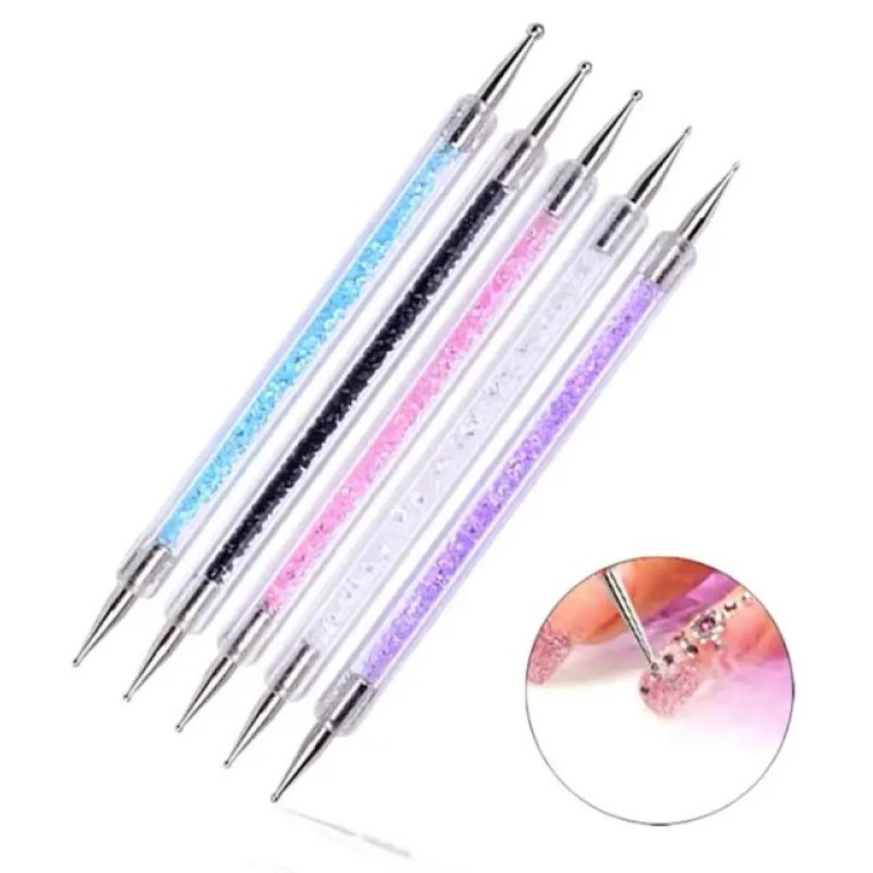 Набір Дотсів для Дизайну (5 шт.) – Ручка, наповнена стразами