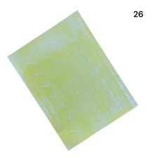 3D наклейки для нігтів «Бренди» №26 (перламутрова голографія)