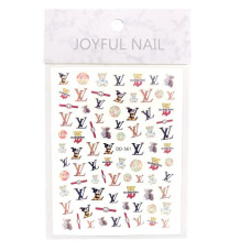 3D наклейки для нігтів Joyful Nail DD-561 "Brand Teddy"