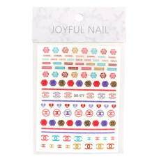 3D наклейки для нігтів Joyful Nail DD-577 "Romantic Brand"
