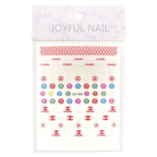 3D наклейки для нігтів Joyful Nail DD-584 "Color Camellia"