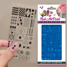 Пластина для стемпінгу XY-DB02 Professional