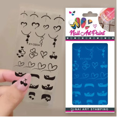 Пластина для стемпінгу XY-DB04 Professional