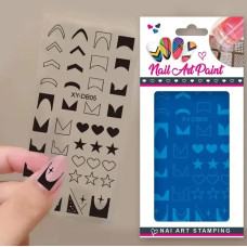 Пластина для стемпінгу XY-DB05 Professional