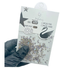 Набір неонових каменів «Хамелеон» №7 для дизайну нігтів