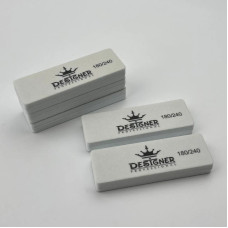 Баф-шліфувальник mini Designer білий (90х12 мм), 180/240 гріт