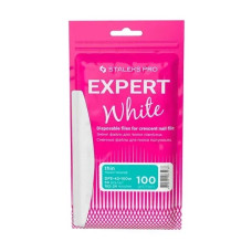 Змінні файли білі Staleks PRO Expert 42 для пилки півмісяць, 100 грит (50 шт.)