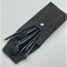 Набір макіяж пензлів (8шт. набір) з чохлом для зберігання Чорний #7 