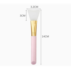 Силіконовий пензель (лопатка) для нанесення масок та інших щільних текстур на обличчя Рожевий 