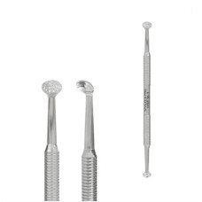 Косметологічна ложка Staleks PRO Expert 20/2 (Уно + кругла шумовка, 19 отворів)