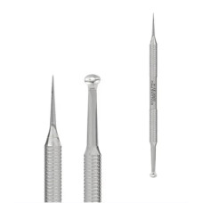 Косметологічна ложка Staleks PRO Expert 21/4 (Уно зі збільшеним отвором + голка Відаля)