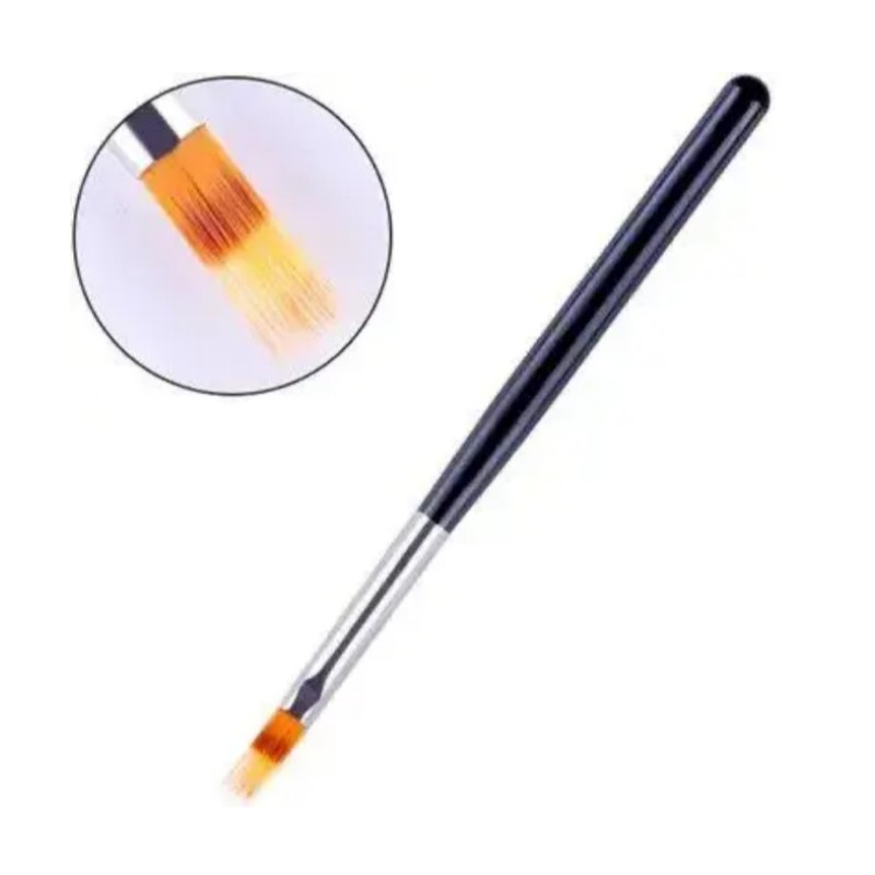 Пензель для Градієнта (Омбре) - Щітка з чорною ручкою