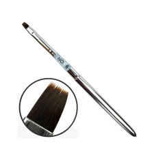 Пензель-трансформер Квадратний (Гелевий) No 6 - Металевий з ковпачком