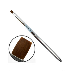 Пензель-трансформер Квадратний (Гелевий) No 8 - Металевий з ковпачком (Великий)