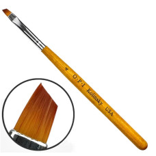 Пензель OPI Kolinsky Скошений No 4 - Для професійного френча та моделювання