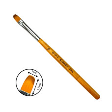 Пензель OPI Kolinsky Овал No 10 (7х11 мм) - Для експрес-нарощування та об'єму