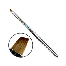 Пензель-трансформер Скошений No 10 (Гель/Полігель) - Експрес-моделювання