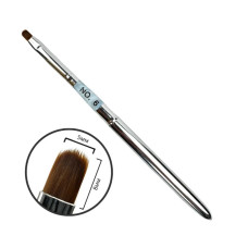 Пензель-трансформер Овал No 6 (5х8 мм) - Стандарт для моделювання гелем/акрилом