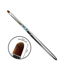 Пензель-трансформер Овал No 8 (6х9 мм) - Для швидкого об'ємного нарощування