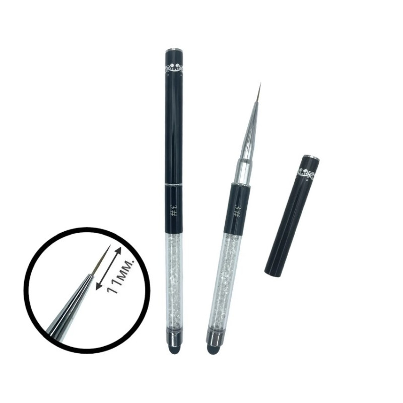 Ультратонкий пензлик-лайнер (№3, 11 мм) для малювання