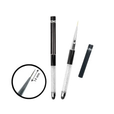 Максимально тонкий пензлик-лайнер (№4, 14 мм) для дизайну