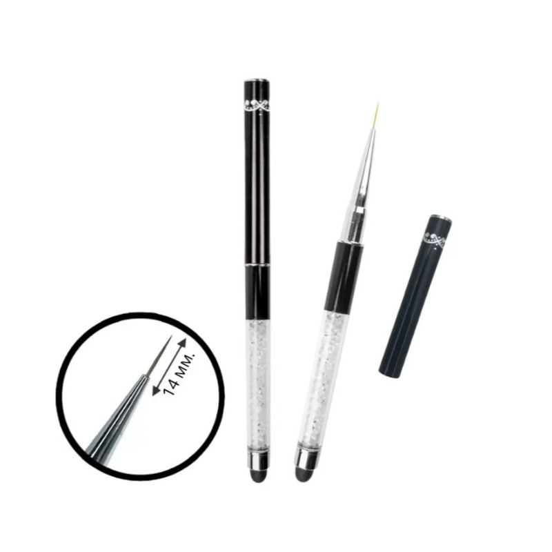 Максимально тонкий пензлик-лайнер (№4, 14 мм) для дизайну