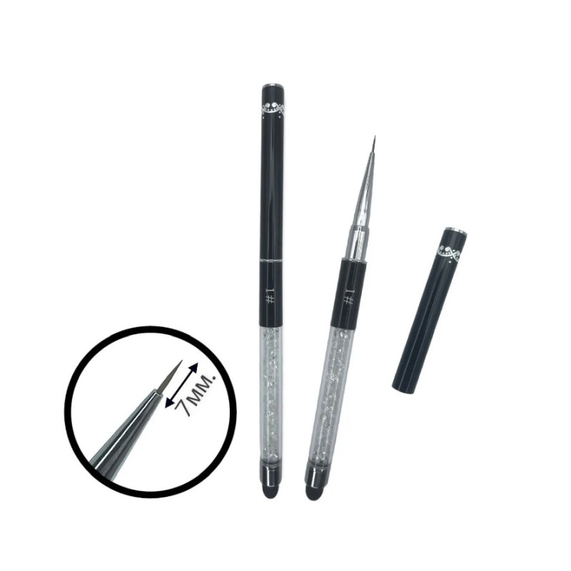 Тонкий пензлик (№1, 7 мм) – лайнер для малювання та дизайну