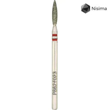 Фреза діамантова Nisima «Полум’я» червона (2.3 мм) P862f023