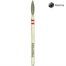 Фреза діамантова Nisima «Полум’я» червона (2.5 мм) P862f025