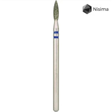 Фреза діамантова Nisima «Полум’я» синя (2.1 мм) P872m021