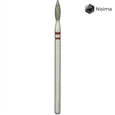 Фреза діамантова Nisima «Полум’я» червона (2.3 мм) P872f023