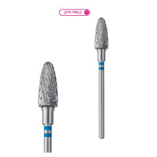 Фреза твердосплавна Staleks PRO Expert кукурудза для лівші синя (FT70BL060/14), 6х14 мм