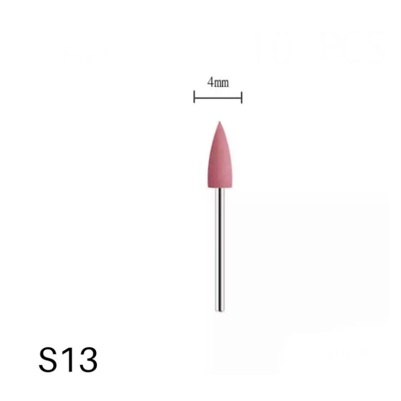Мікро-фреза S13 (Рожевий Міні-конус) для точкового полірування