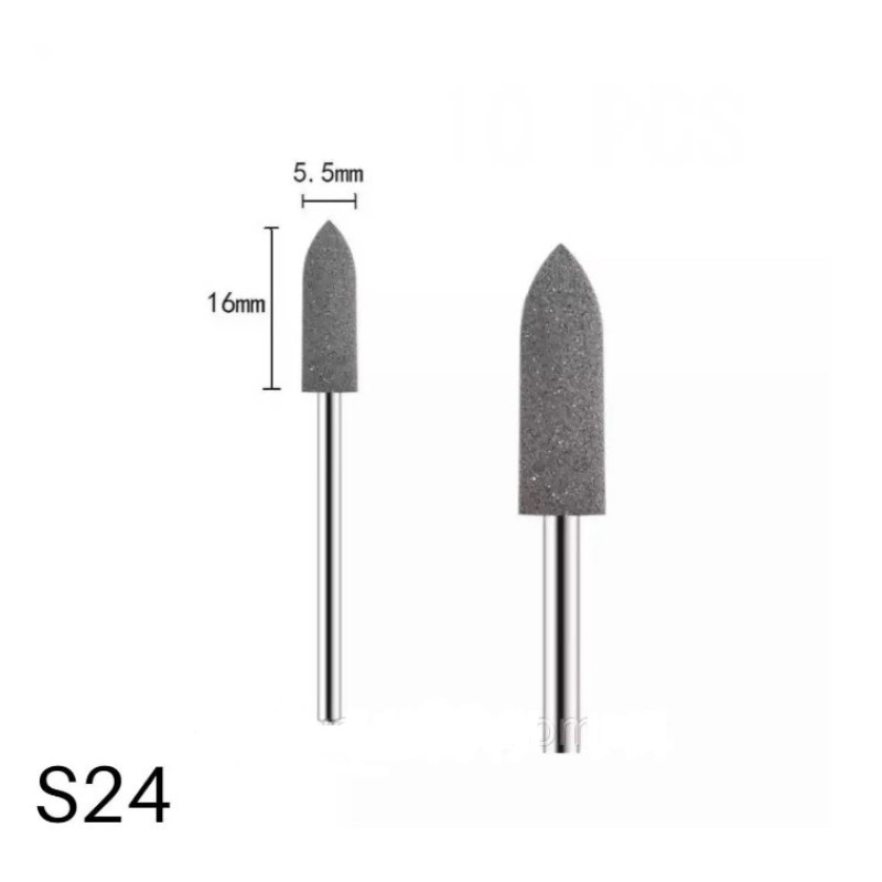 Конусна фреза S24 (Коричневий) — Жорстке шліфування та швидка корекція