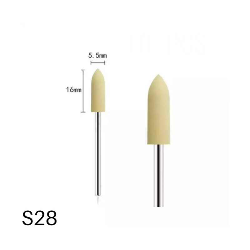 Фреза S28 (Бежевий конус) — Проміжне вирівнювання та формування